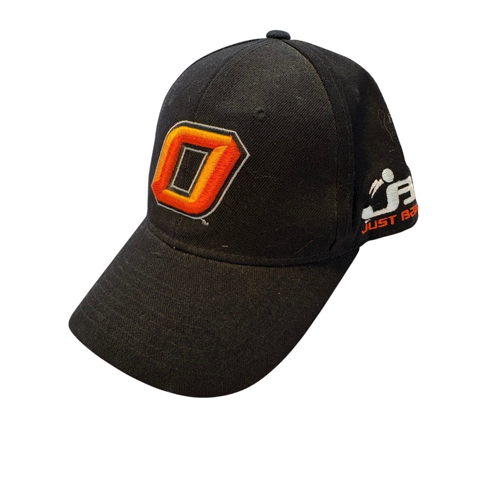 Oklahoma State Cowboys OSU Hat JP Sport Black NCAA Just Ball Cap Large